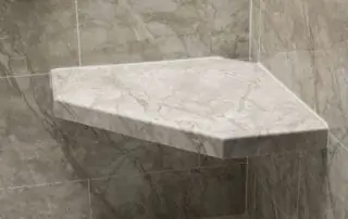 Napoli Marble Roman Block Hex Seat 0279