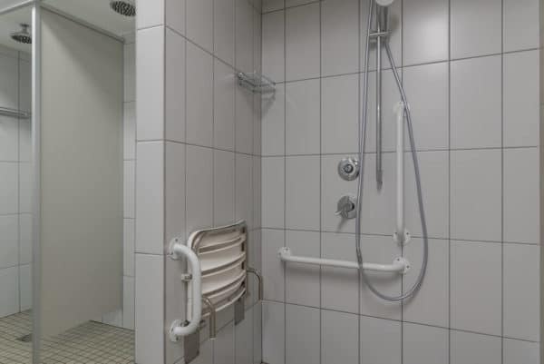 walk in shower with seat