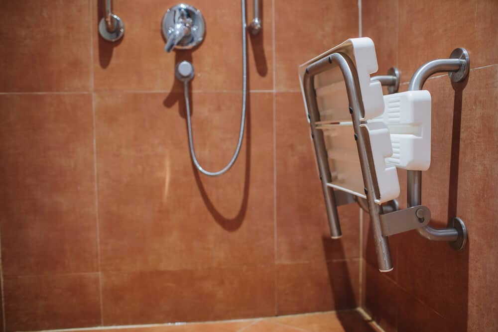 shower with seat