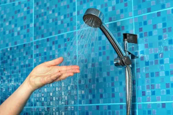 sliding shower head