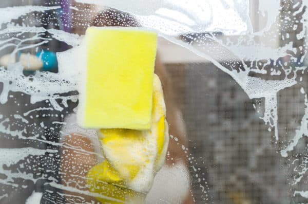 shower door cleaning